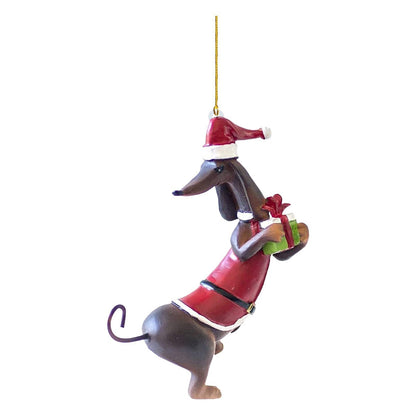 Christmas Tree Dachshund Ornament