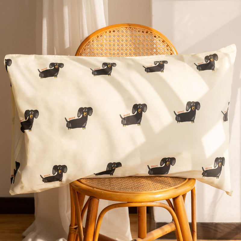 Dachshund Cotton Pillowcase - The Best Dachshund Gifts