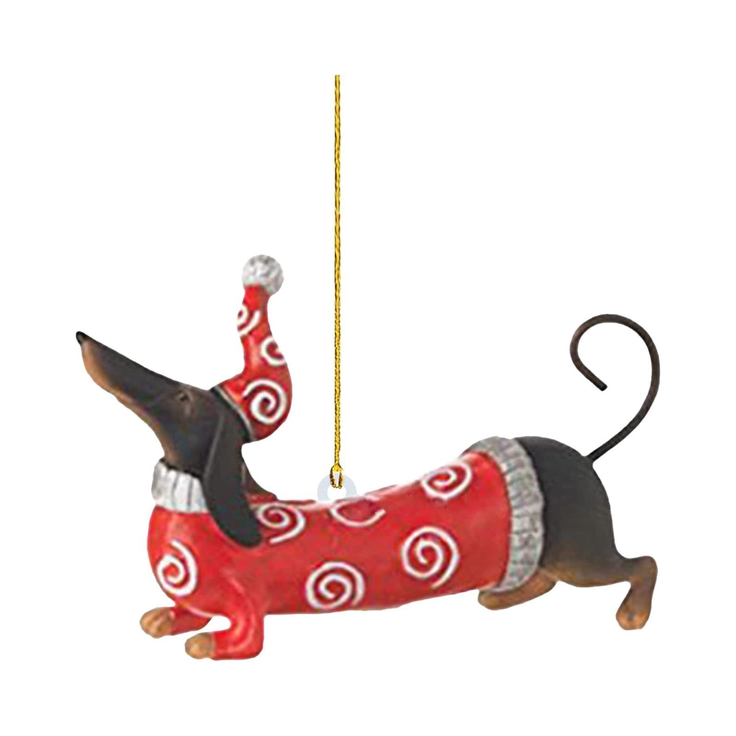 Christmas Tree Dachshund Ornament