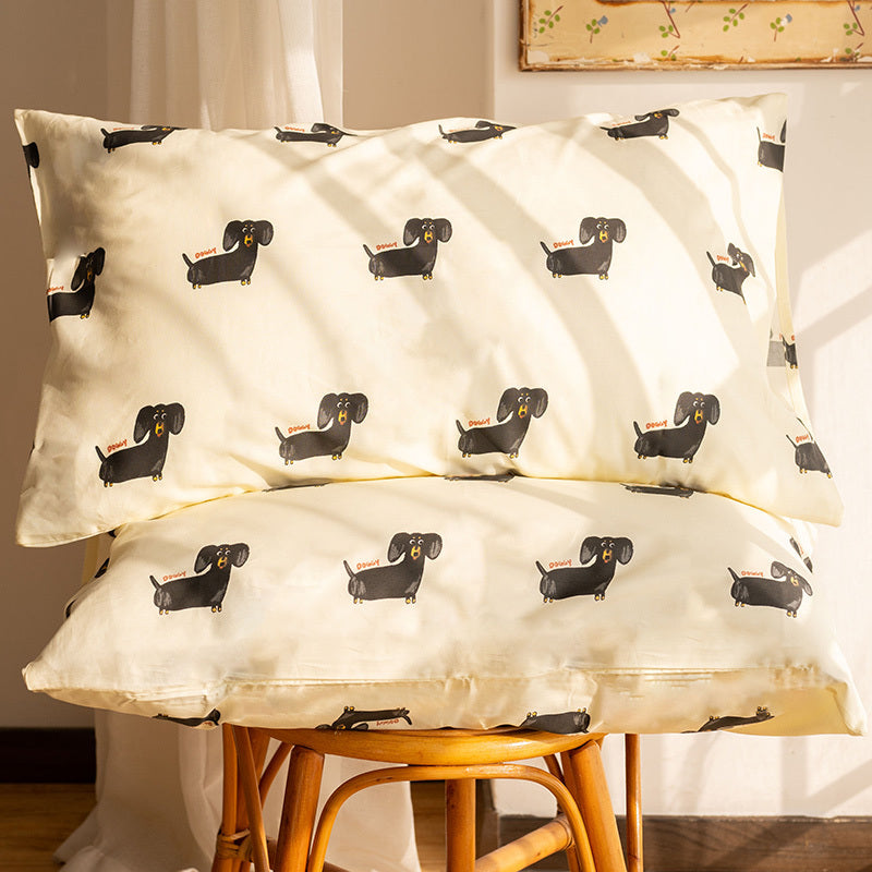 Dachshund Cotton Pillowcase - The Best Dachshund Gifts