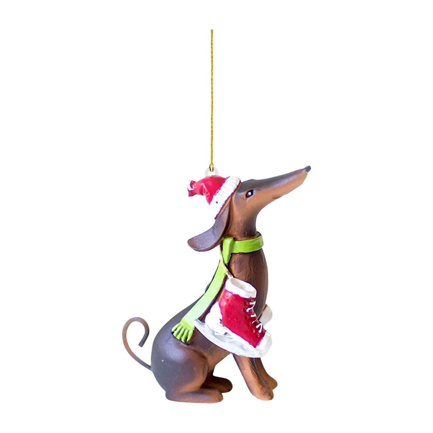 Christmas Tree Dachshund Ornament