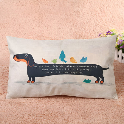 Best Friends Dachshund Pillowcase | The Best Dachshund Gifts