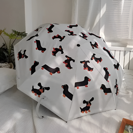 Cartoon Dachshund Umbrella | The Best Dachshund Gifts