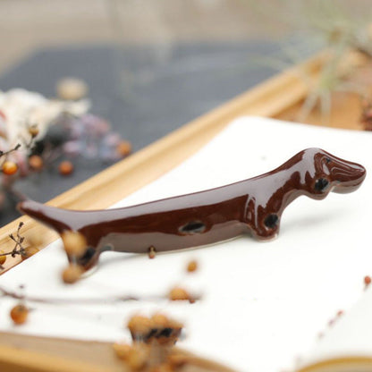 Ceramic Dachshund Chopstick Holder | The Best Dachshund Gifts