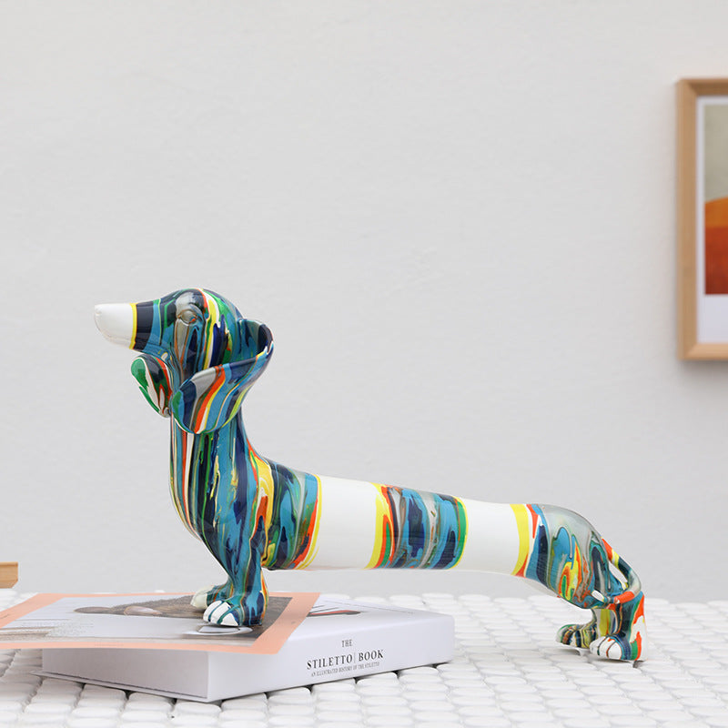 Colorful Dachshund Figurine | The Best Dachshund Gifts