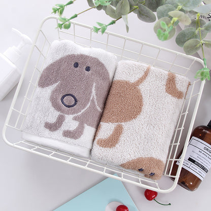 Cute Dachshund Embroidered Towel