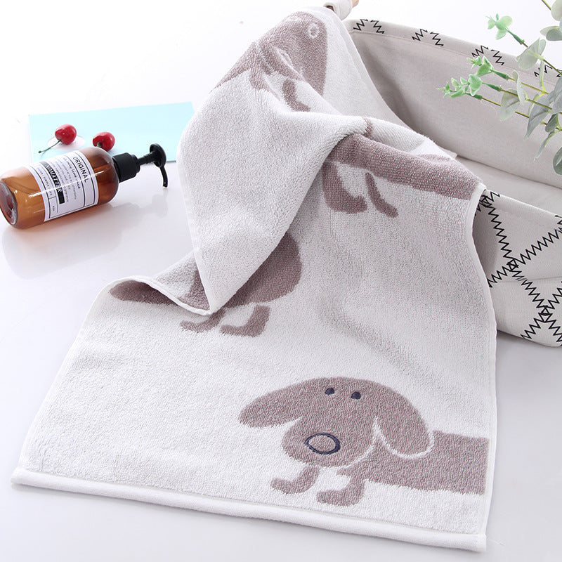 Cute Dachshund Embroidered Towel