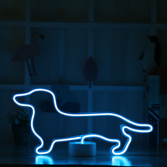 LED Neon Dachshund Lamp | The Best Dachshund Gifts