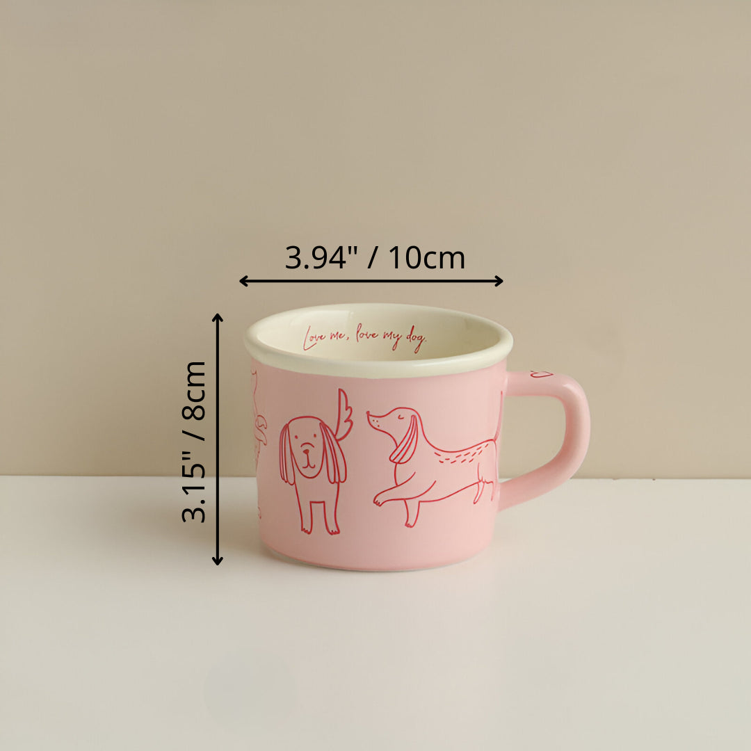 Pink Dachshund Mug
