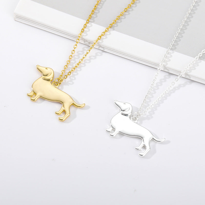 Stainless Steel Dachshund Necklace | The Best Dachshund Gifts