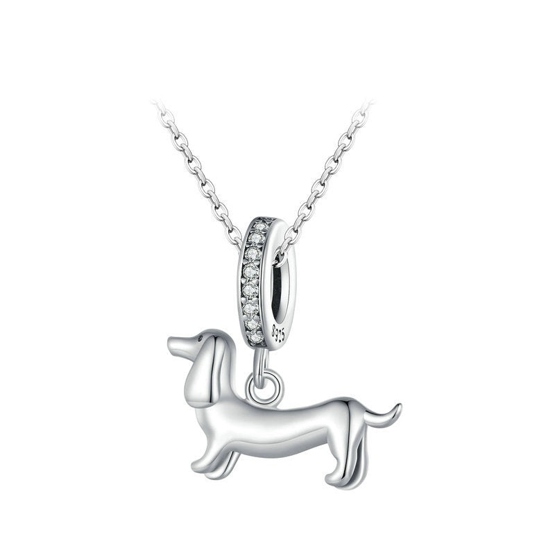 Sterling Silver Dachshund Pendant | The Best Dachshund Gifts