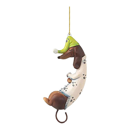 Christmas Tree Dachshund Ornament