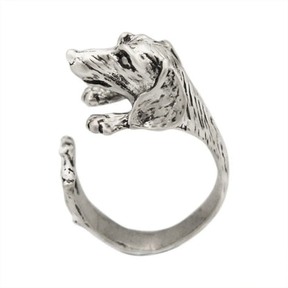 Adjustable Zinc Alloy Dachshund Ring | The Best Dachshund Gifts