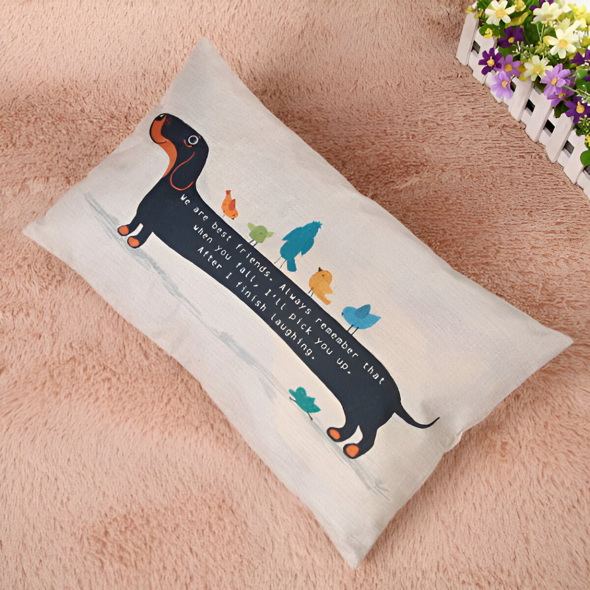 Best Friends Dachshund Pillowcase | The Best Dachshund Gifts