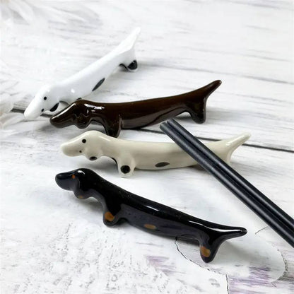 Ceramic Dachshund Chopstick Holder | The Best Dachshund Gifts