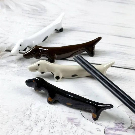 Ceramic Dachshund Chopstick Holder | The Best Dachshund Gifts