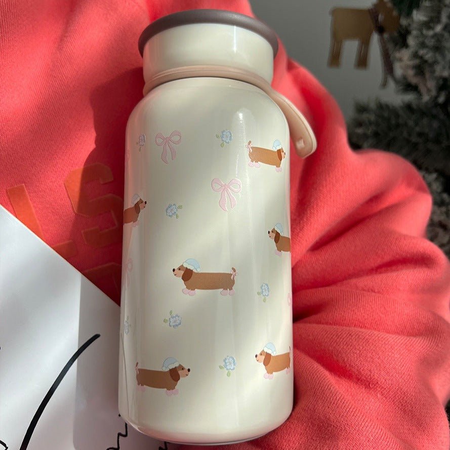 Cute Dachshund Thermos 13.5fl oz / 400ml | The Best Dachshund Gifts