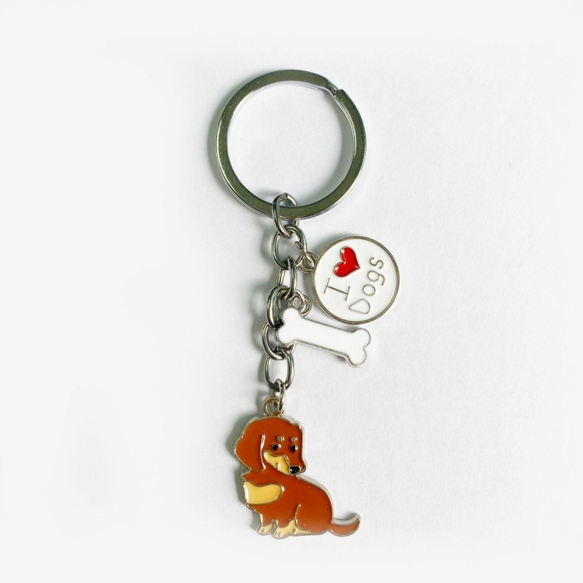 Cute Metal Dachshund Keychain | The Best Dachshund Gifts