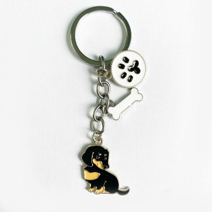 Cute Metal Dachshund Keychain | The Best Dachshund Gifts