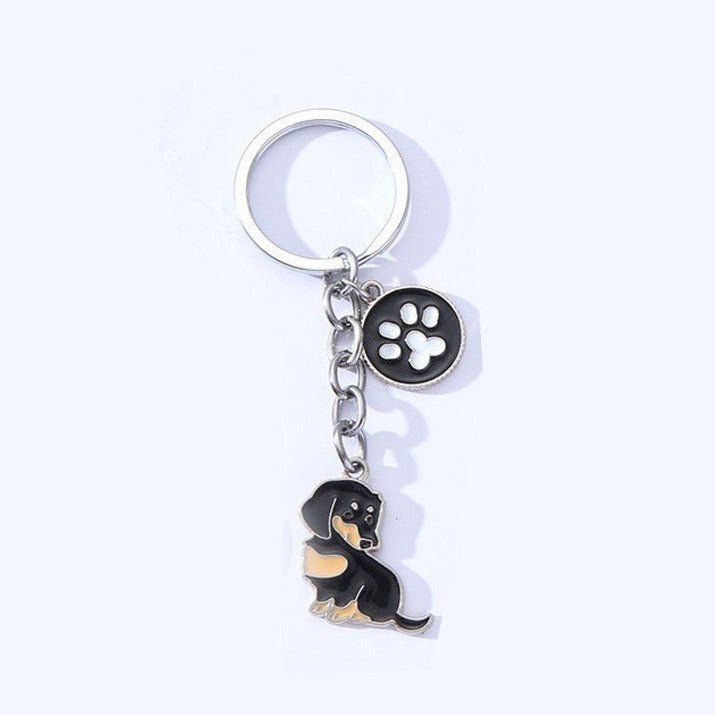 Cute Metal Dachshund Keychain | The Best Dachshund Gifts