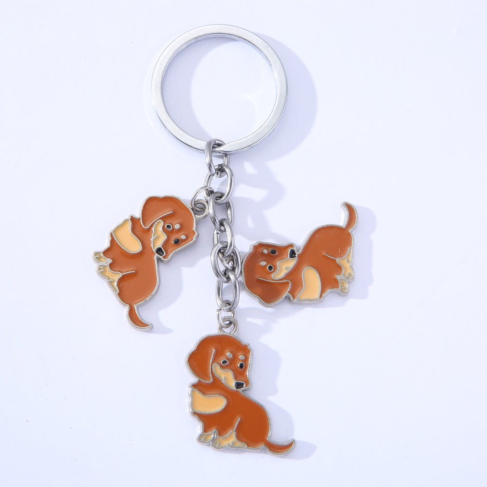 Cute Metal Dachshund Keychain | The Best Dachshund Gifts