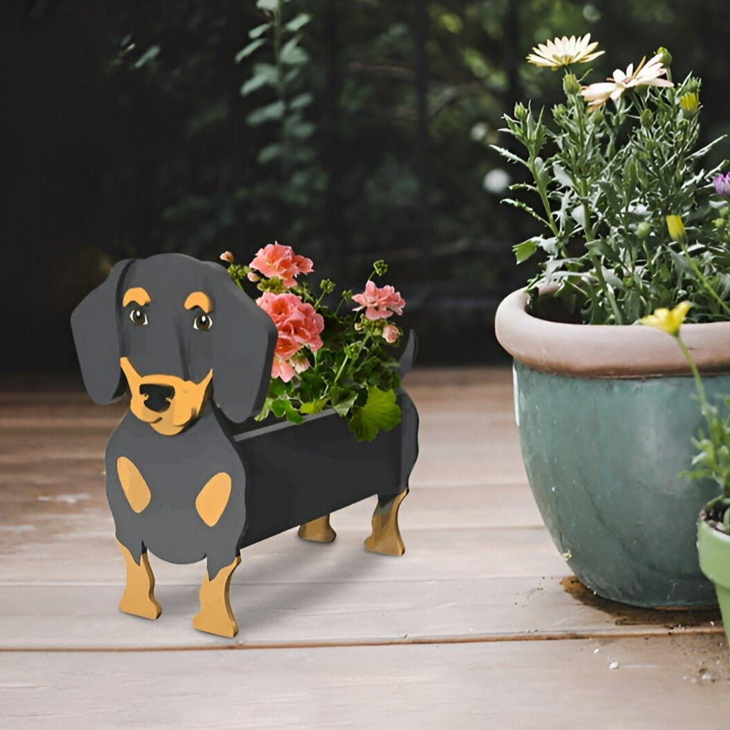 Dachshund Flower Pot | The Best Dachshund Gifts