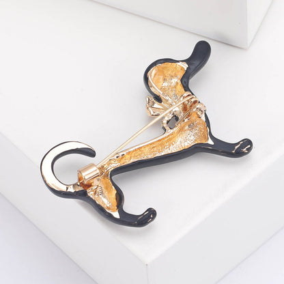 Elegant Dachshund Pin Brooch | The Best Dachshund Gifts