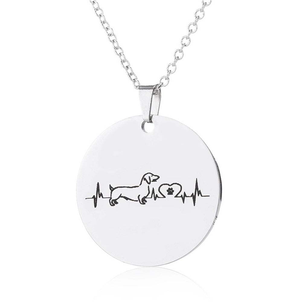 Heartbeat Dachshund Necklace | The Best Dachshund Gifts