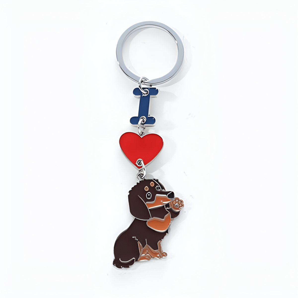 I ♡ Dachshunds Keychain | The Best Dachshund Gifts