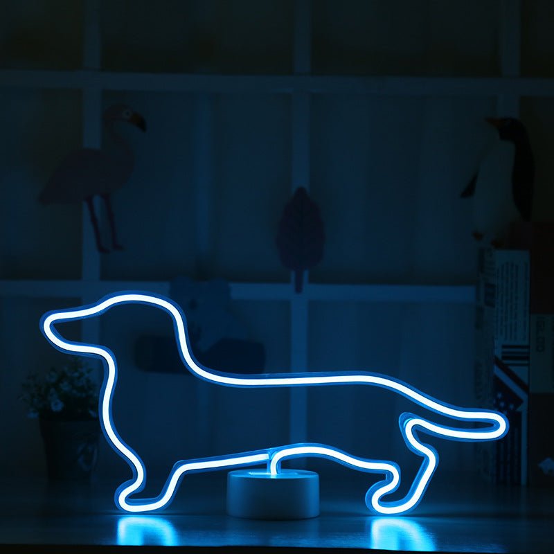 LED Neon Dachshund Lamp | The Best Dachshund Gifts