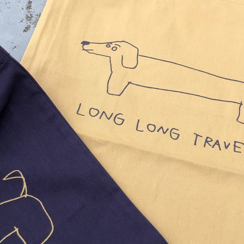 Long Traveler Dachshund Tote Bag | The Best Dachshund Gifts