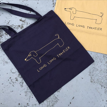 Long Traveler Dachshund Tote Bag | The Best Dachshund Gifts