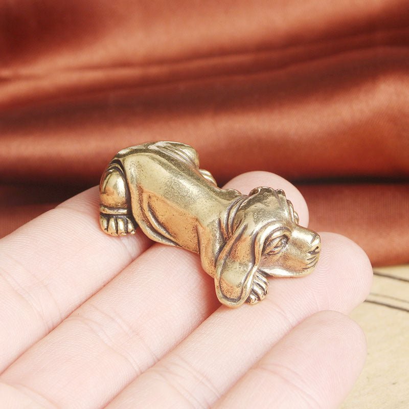 Miniature Brass Dachshund Figurine | The Best Dachshund Gifts