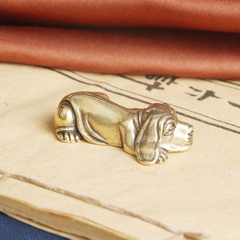 Miniature Brass Dachshund Figurine | The Best Dachshund Gifts