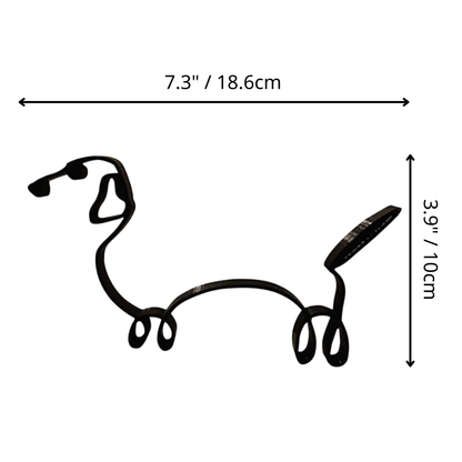 Minimalistic Metal Dachshund Sculpture | The Best Dachshund Gifts