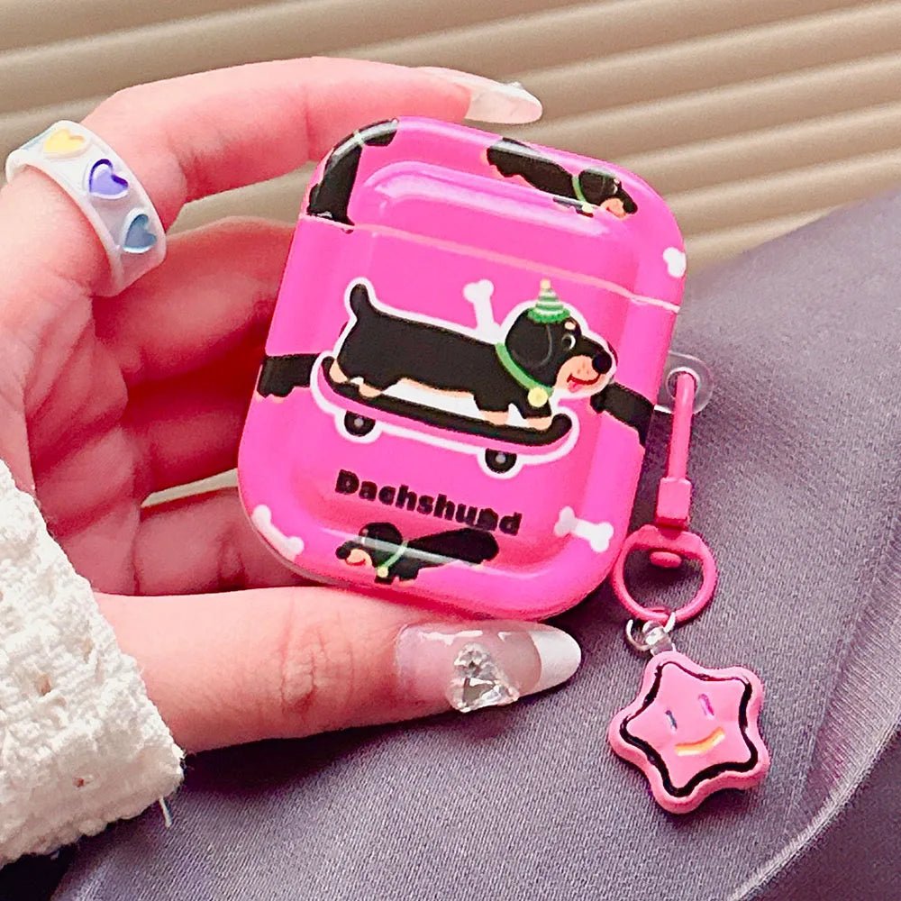 Pink Dachshund AirPods Case | The Best Dachshund Gifts