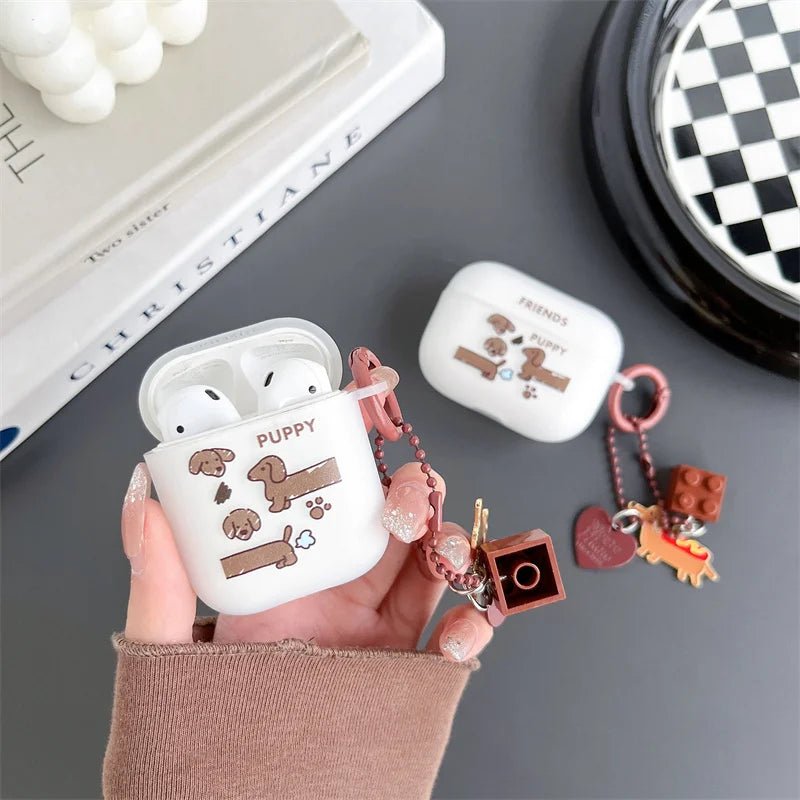 Puppy Friends Dachshund AirPods Case | The Best Dachshund Gifts