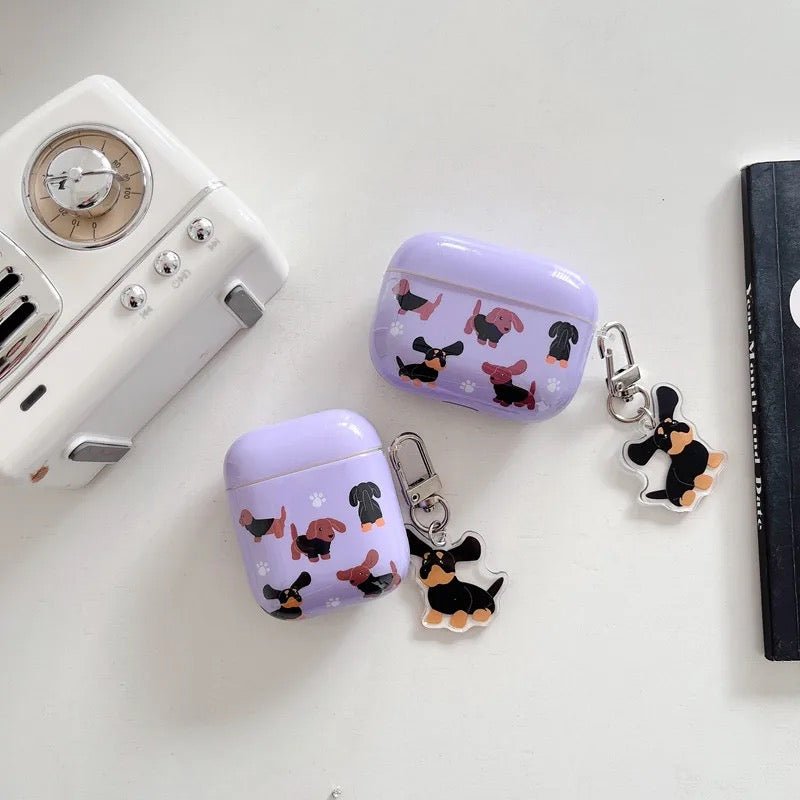 Purple Dachshund AirPods Case | The Best Dachshund Gifts