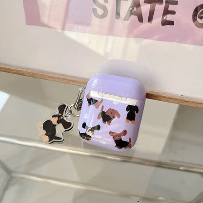 Purple Dachshund AirPods Case | The Best Dachshund Gifts