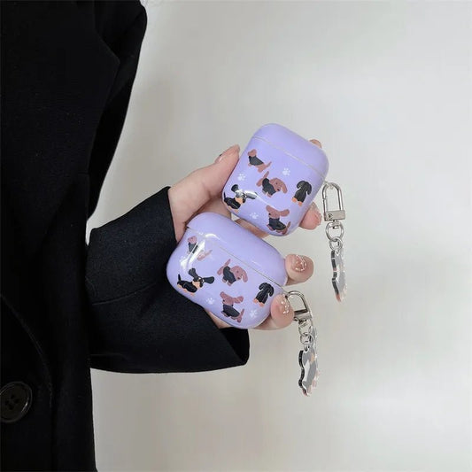 Purple Dachshund AirPods Case | The Best Dachshund Gifts