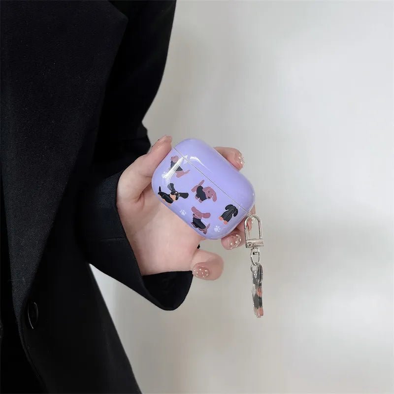 Purple Dachshund AirPods Case | The Best Dachshund Gifts