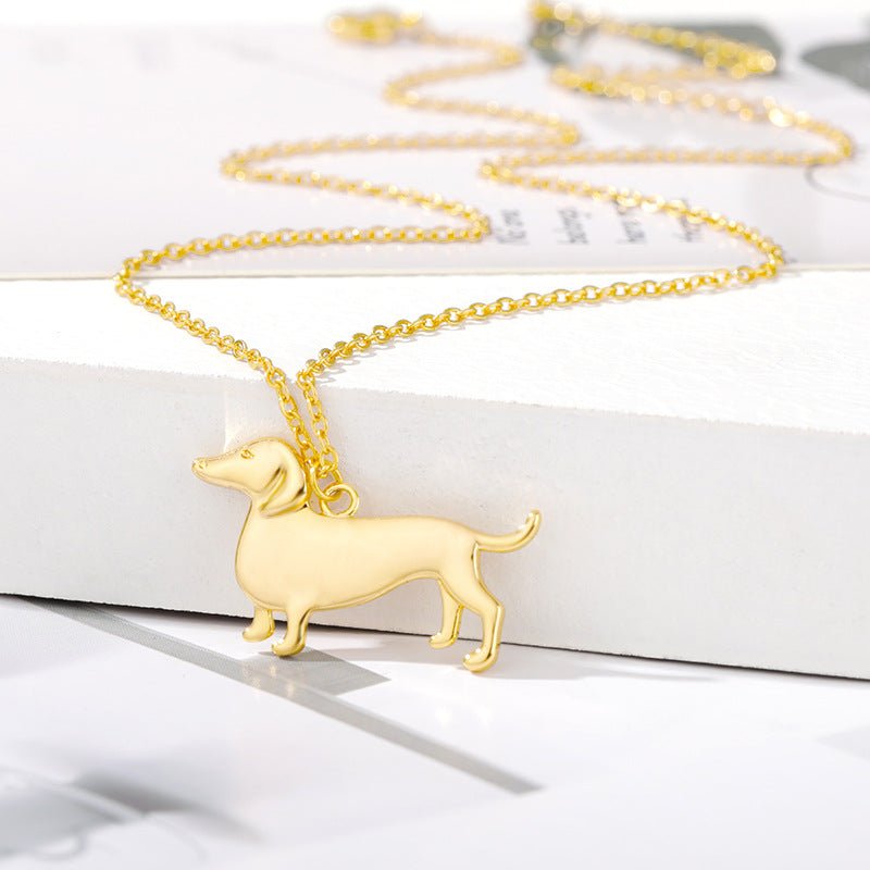 Stainless Steel Dachshund Necklace | The Best Dachshund Gifts