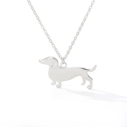 Stainless Steel Dachshund Necklace | The Best Dachshund Gifts