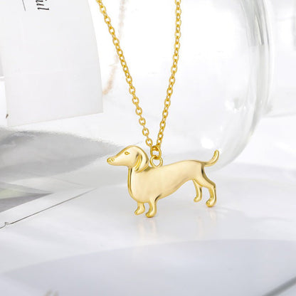 Stainless Steel Dachshund Necklace | The Best Dachshund Gifts