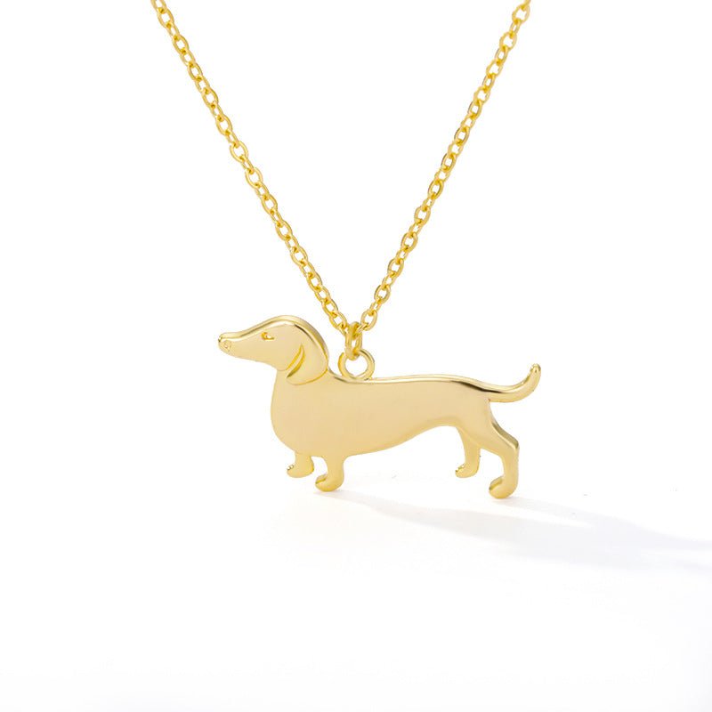 Stainless Steel Dachshund Necklace | The Best Dachshund Gifts