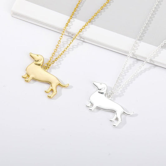 Stainless Steel Dachshund Necklace | The Best Dachshund Gifts