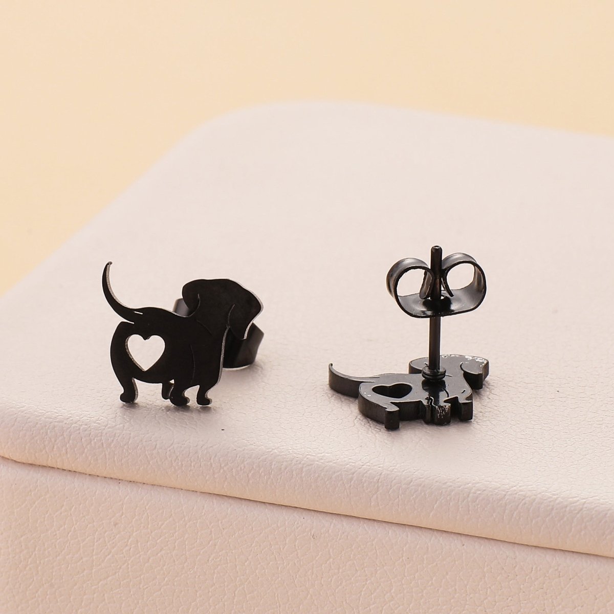 Stainless Steel Dachshund Stud Earrings | The Best Dachshund Gifts