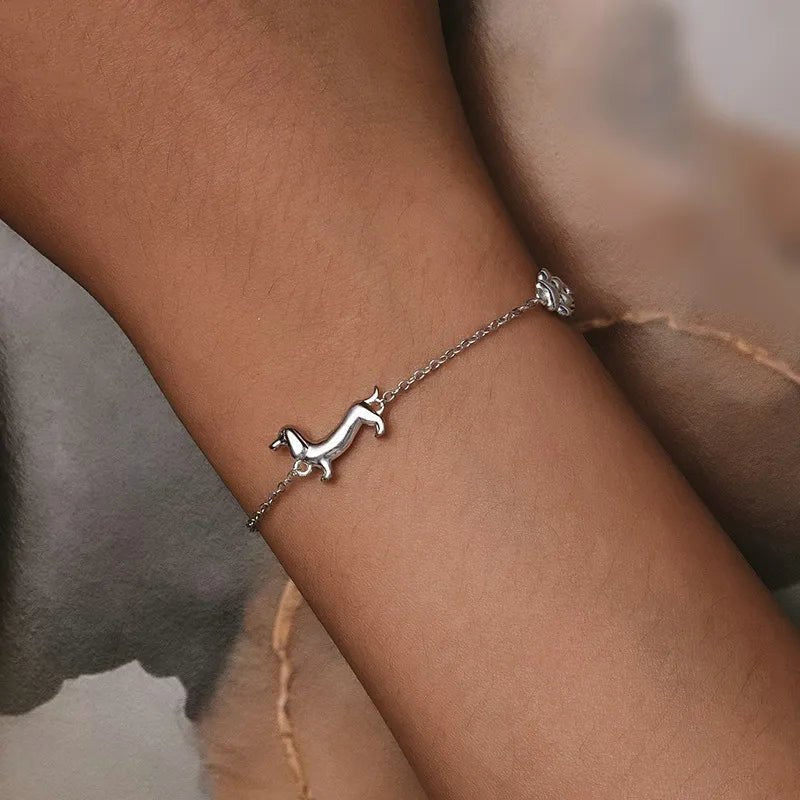 Sterling Silver Dachshund Bracelet | The Best Dachshund Gifts