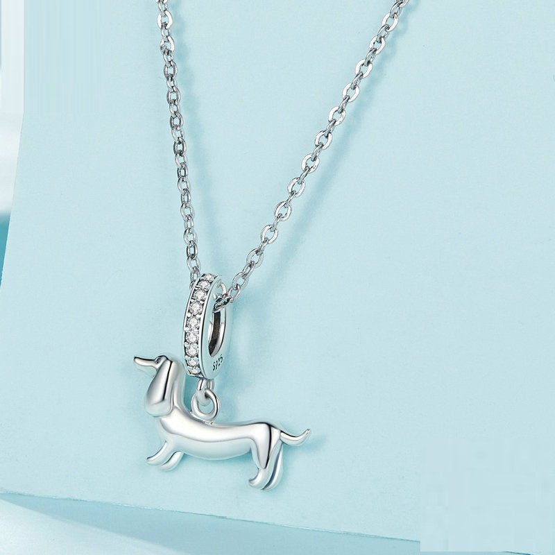 Sterling Silver Dachshund Pendant | The Best Dachshund Gifts