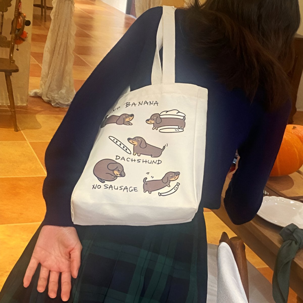 White Dachshund Tote Bag | The Best Dachshund Gifts